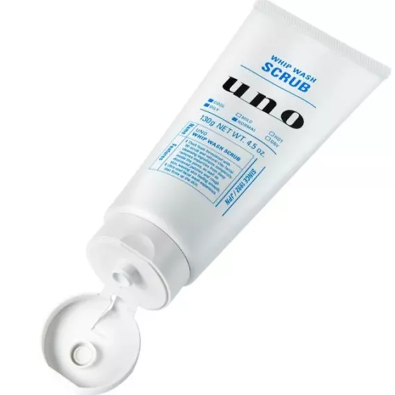 SHISEIDO UNO Whip Scrub For Men (Blue) 130g 男士磨砂潔面乳