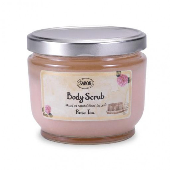 SABON Body Scrub 600g Rose Tea 薩邦身體磨砂 600g 玫瑰花茶