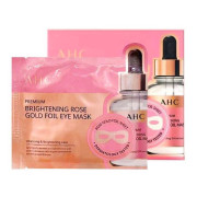 AHC Premium 24K Brightening Rose Gold Foil Eye Mask (5pcs) 玫瑰蒸氣錫紙保濕抗皺眼膜 5片