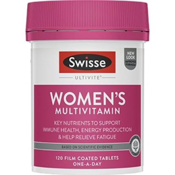 SWISSE Women's Ultivite Multivitamin 120 Tablets 女性多元維他命