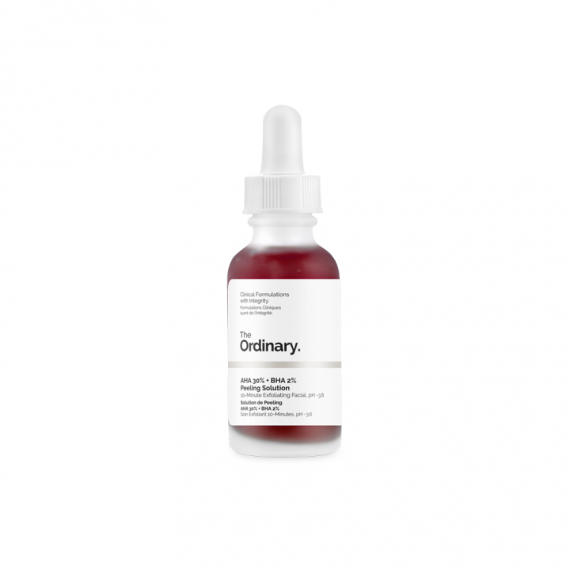 THE ORDINARY AHA 30% + BHA 2% Peeling Solution 30ml   十分鐘臉部去角質面膜 