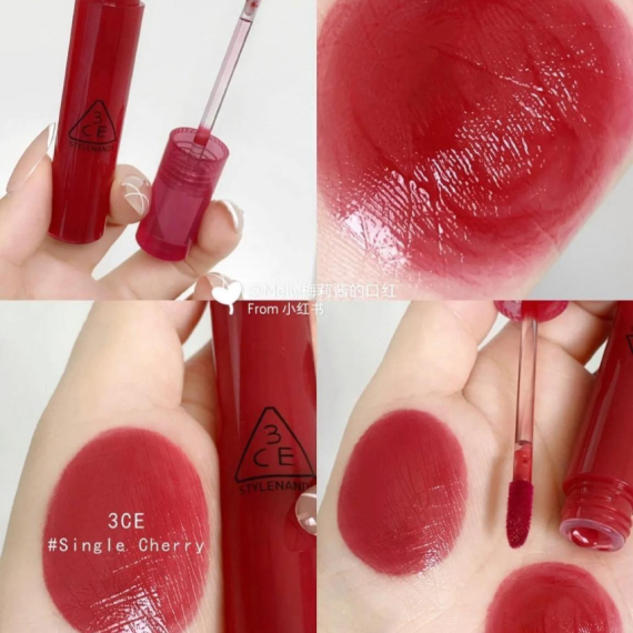 (#Single Cherry) 3 Concept Eyes Syrup Layering Tint 4.7g 韓國3CE水光唇釉