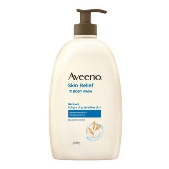 AVEENO Skin Relief Body Wash 1L 天然燕麥高效舒緩沐浴露