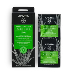 APIVITA Face Mask with Aloe Moisturizing & Refreshing 12x8ml 蘆薈補濕清爽面膜