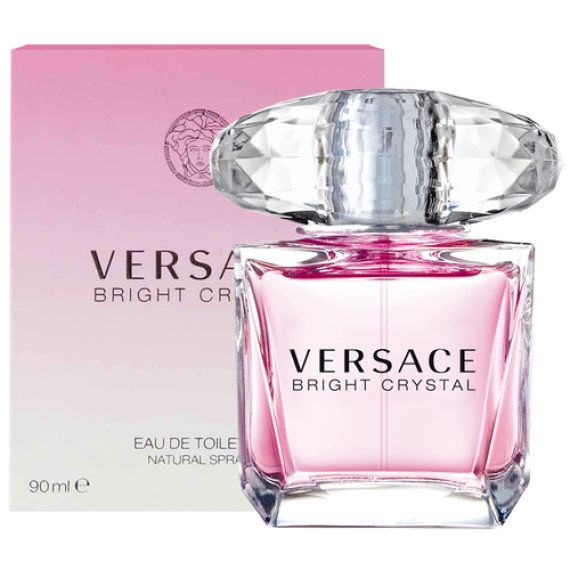 VERSACE Bright Crystal EDT EDT 90ml 香戀水晶粉鑽女士淡香水