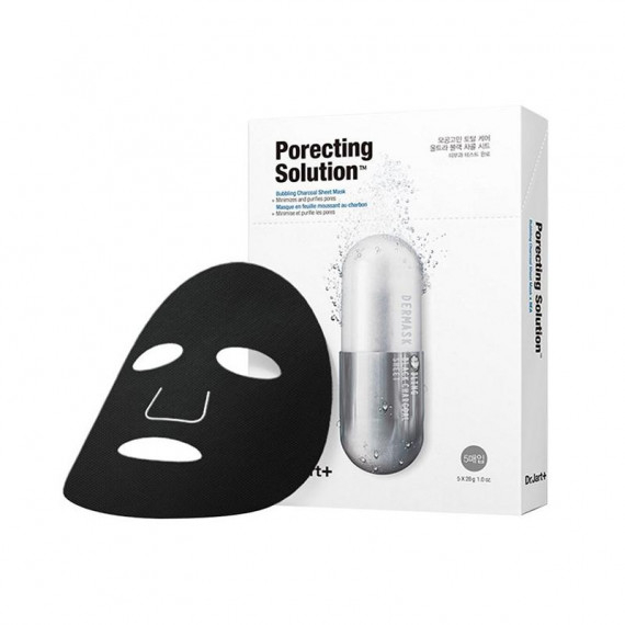 Dr.Jart+ Dermask Porecting Solution Mask Combo 蒂佳婷灰色藥丸黑炭泡泡清潔面膜 (四盒優惠)