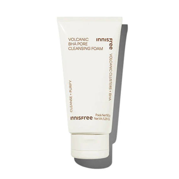 （**NEW**） INNISFREE Volcanic Pore BHA Cleansing Foam 150g 悅詩風吟 火山泥溫和潔面膏