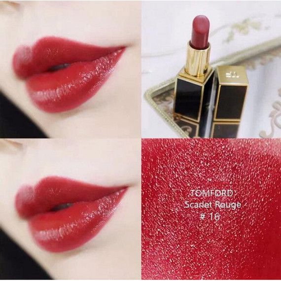 #16 (Scarlet Rouge) TOM FORD Lip Color  湯姆·福特黑管唇膏16號