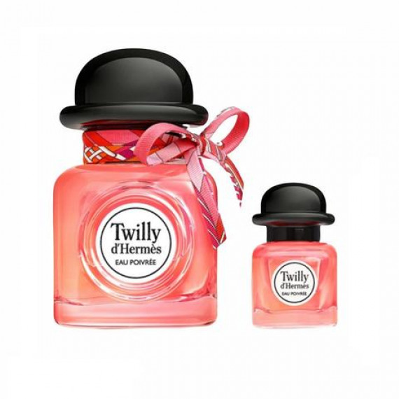 HERMES Twilly D'Hermes Eau Poivree Eau De Parfum Set 50ml + 7.5ml 愛馬仕絲意粉紅椒香女士淡香精套裝 50ml + 7.5ml